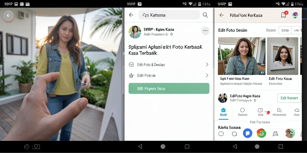 Antarmuka 99RP yang modern dan fungsional untuk editing foto.