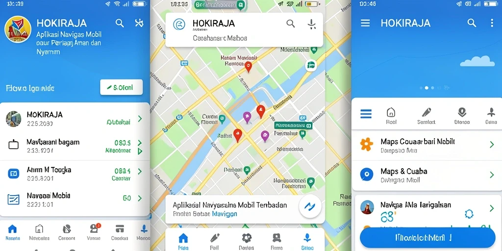 Tampilan antarmuka HOKIRAJA yang modern dan informatif.