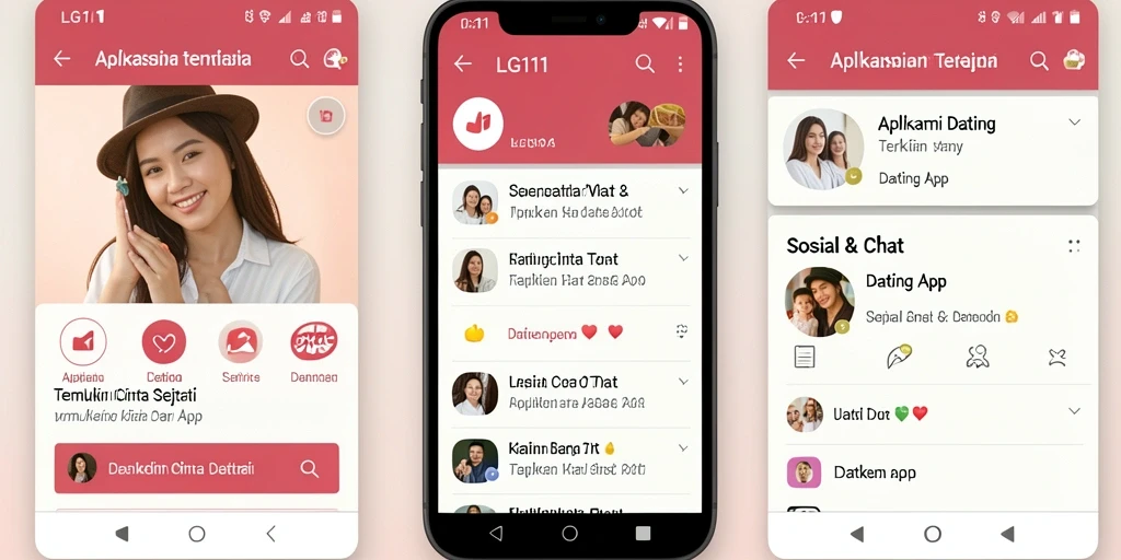 Tampilan antarmuka LG111 yang modern dan fungsional.