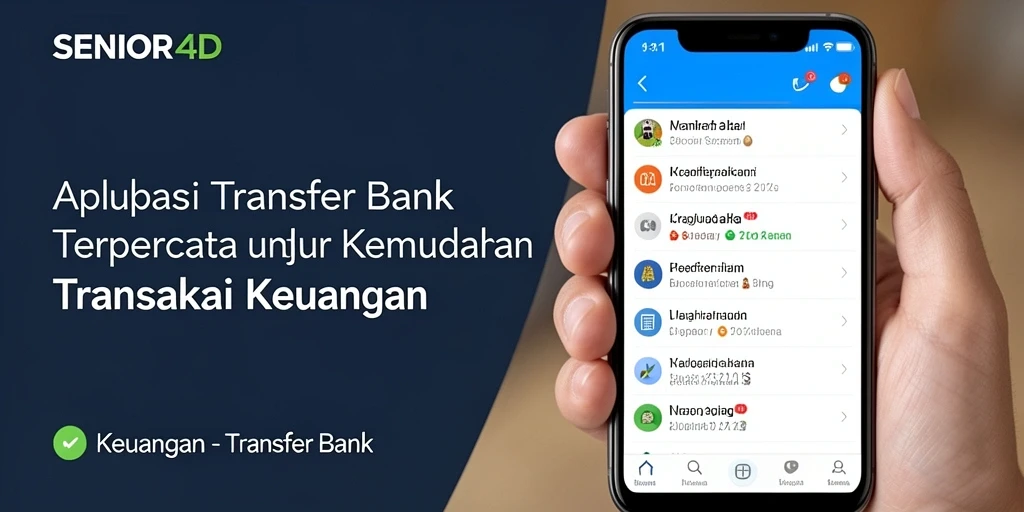 Antarmuka aplikasi SENIOR4D yang sederhana dan intuitif.