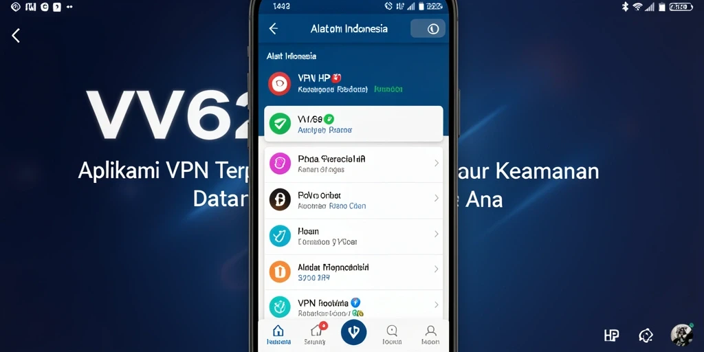 Tampilan antarmuka aplikasi VV62 yang ramah pengguna dan fungsional.